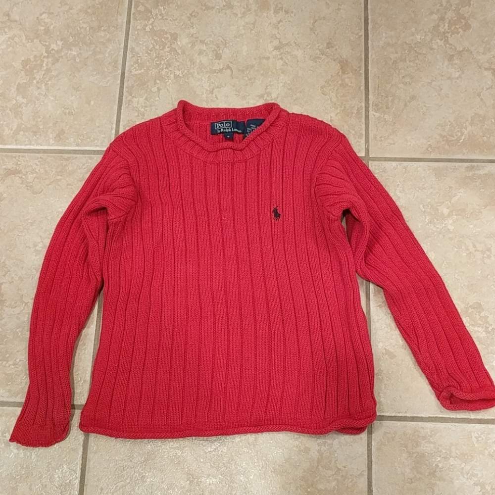 Ralph Lauren Polo cotton red sweater